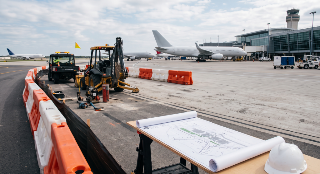 Obras aeroportuarias
